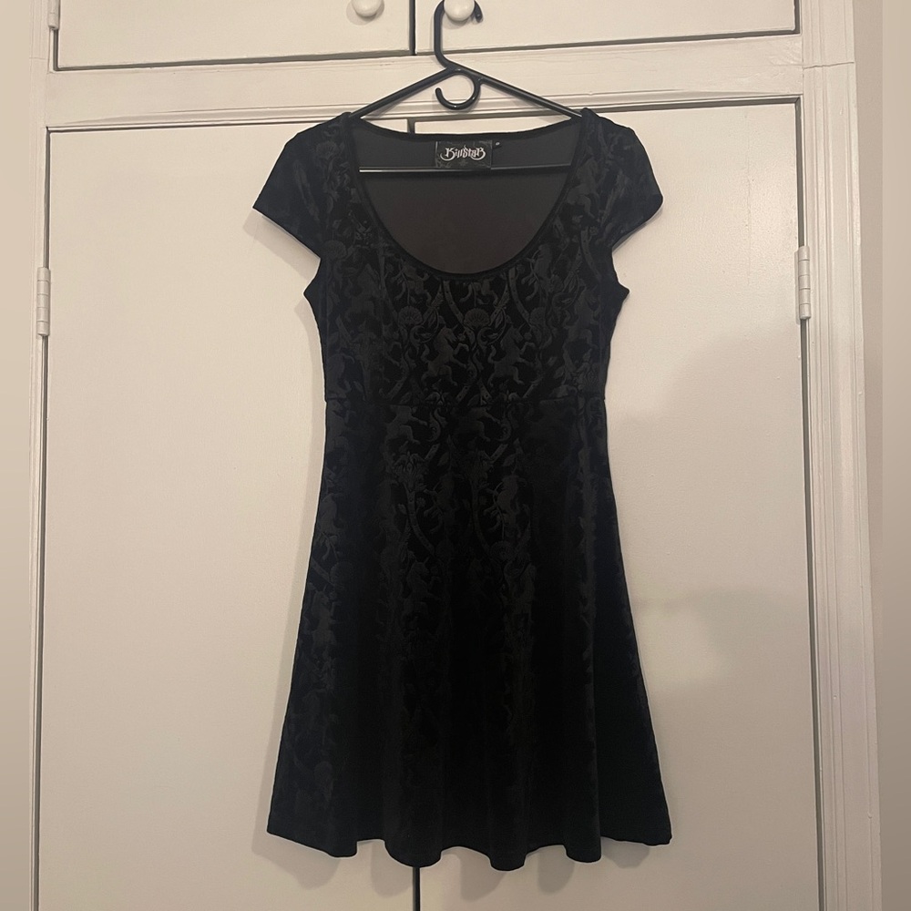 Killstar Velvet Skater Dress (SOLD)
